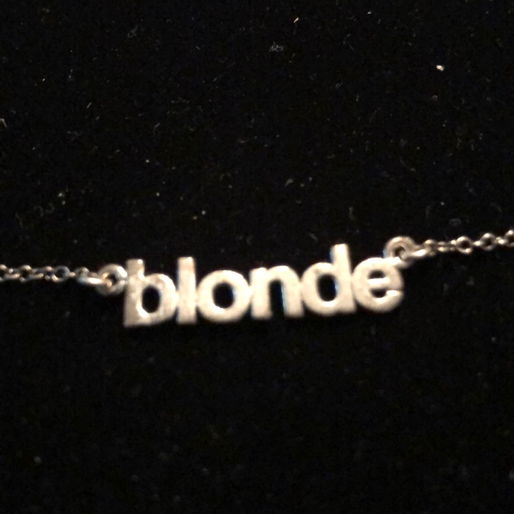 Lisbeth Blonde Silver Necklace